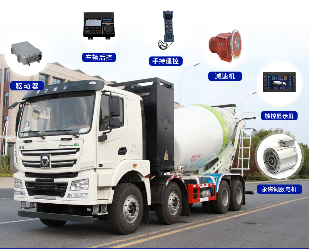 興泰純電攪拌車專用智控電驅(qū)上裝系統(tǒng)：混凝土運(yùn)輸行業(yè)的革新力量